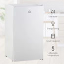 HOMCOM Freestanding Under Counter Fridge with Chiller Box 91L - White