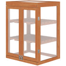 Outsunny 3-tier Wood Greenhouse Plant Storage Shelf Garden Cold Frame Grow House