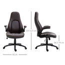 Vinsetto High Back Office Chair Adjustable Height Swivel Chair w/ Tilt Function