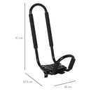 HOMCOM 2 Pieces Kayak Roof Rack Universal Mount Cross Bar Carrier for Boat