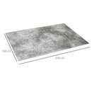HOMCOM Grey Rug, Modern Abstract Carpet for Living Room Bedroom, 230 x 160cm