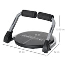 HOMCOM Ab Machine, Abs Trainer, Whole Body Exercise Equipment for Home Gym