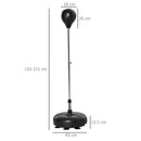 360° Rebound Boxing Punchbag Set