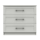 Chester Ready Assembled Chest of Drawers with 3 Drawers - White