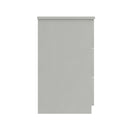 Balagio Ready Assembled Chest of Drawers with 3 Drawers - White Gloss