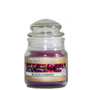 Homestead Candle  3oz Glass Jar Bubble Lid - Black Cherry
