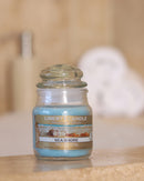 Homestead Candle  3oz Glass Jar Bubble Lid - Sea Shore