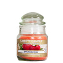 Homestead Candle  3oz Glass Jar Bubble Lid Strawberry