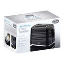 Quest Harmony 2 Slice Toaster - Black