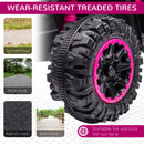 HOMCOM Kids Electric Ride On Quad Bike 12v - Pink