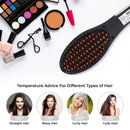Bauer Straightener Hair Brush - Black