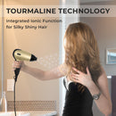 Bauer Tourmaline Travel Hairdryer Set - Black