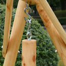 Outsunny-Pine / Fir Wood Swing Bench