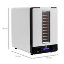 HOMCOM Food Dehydrator 11 Tier 550W - White