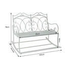 Outsunny Rocking Chair- White