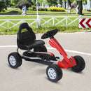 Kids Pedal Go Kart - Red & Black