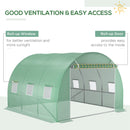 Outsunny 3 x 3 x 2m Greenhouse Replacement Cover ONLY for Tunnel Greenhouse