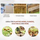 Outsunny Raised Flower Bed Wooden Rectangualr Planter Container Box Garden Wood