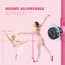 HOMCOM Freestanding Ballet Barre, Height Adjustable Ballet Bar for Home, Studio