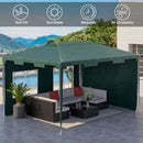 Outsunny 3 x 4 m Garden Gazebo Outdoor Canopy Marquee Party Tent Green