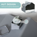 PawHut Hooded Cat Litter Tray w/ Scoop, Drawer Pan, Handle, Deodorants