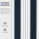 Outsunny Garden Sun Shade Canopy Retractable Awning, 3 x 2.5m, Blue and White