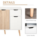 HOMCOM Storage Cabinet Floor Standing Sideboard with Drawer Kitchen, Living Room