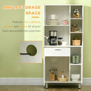 HOMCOM Freestanding Kitchen Storage Unit Cupboard Cabinets Drawers  Shelf