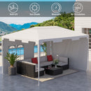Outsunny 3 x 4 m Garden Gazebo Outdoor Canopy Marquee Party Tent White