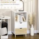 HOMCOM Modern Storage Cabinet with Drawers and Open Shelf, Bookshelf
