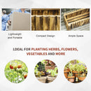 Outsunny Raised Flower Bed Wooden Rectangualr Planter Container Box Wood 4 Feet