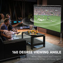 HOMCOM Projector Screen 100 inch Portable 16:9 Projection Screen Indoor Outdoor