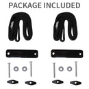 HOMCOM 2 Pieces Kayak Roof Rack Universal Mount Cross Bar Carrier for Boat