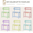 Outsunny Garden Potting Bench Workstation Table w/ Sliding Tabletop & Dry Sink