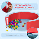 Outsunny Ball Pit Pool w/ Removable & Washable Cover, 100 Colourful Balls,