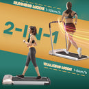 HOMCOM Folding Treadmill, 1-10km/h Electric Running Machine w/ LCD Monitor