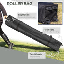 Outsunny Pop Up Gazebo Foldable w/ Wheeled Carry Bag & 4 Weight Bags, Grey