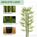 HOMCOM Potted Artificial Plants Asparagus Fern for Indoor Outdoor, 155cm