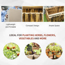 Outsunny Raised Flower Bed Wooden Rectangualr Planter Container Box Wood 4 Feet