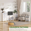 HOMCOM Chest of Drawers, 4 Drawer Unit Storage Chest Bedroom Living Room