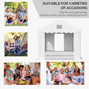 Outsunny 6 x 3 m Patio Garden Party Canopy, BBQ, Camping Gazebo Trent for Garden
