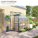 Outsunny 8 X 4ft Walk-In Garden Greenhouse Aluminum Frame Polycarbonate