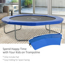 HOMCOM 10ft Replacement Trampoline Surround Pad Spring Cover Padding Blue