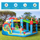 Outsunny Kids Inflatable Bouncy Castle 6 in 1 Water Slide Water Gun Air Blower