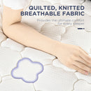 HOMCOM King Mattress W/ Breathable Foam Pocket Innerspring 200cmx150cmx18cm
