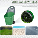 Outsunny Multi Purpose Garden Cart Barrow w/ Handle Wheels, Gardening Tasks, 60L