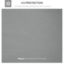 Outsunny 3x4m Gazebo Replacement Roof Canopy 2 Tier Top UV Cover Patio Grey
