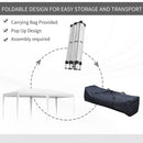 Outsunny 6 x 3M Pop Up Gazebo Patio Party Event Heavy Duty Canopy White
