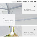 Outsunny 3 x 4 m Garden Gazebo Outdoor Canopy Marquee Party Tent White