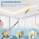 HOMCOM Extendable Feather Duster Cleaning Kit W/ Telescopic Pole 3.5m/11.5ft